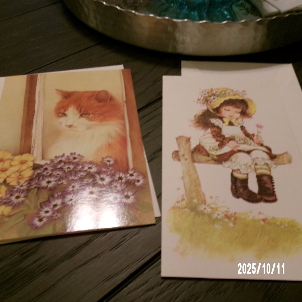 NEW Vintage 1980s 90'S GORDON FRASER  ENGLAND BIRTHDAY CARDS FUN  LOT OF 2